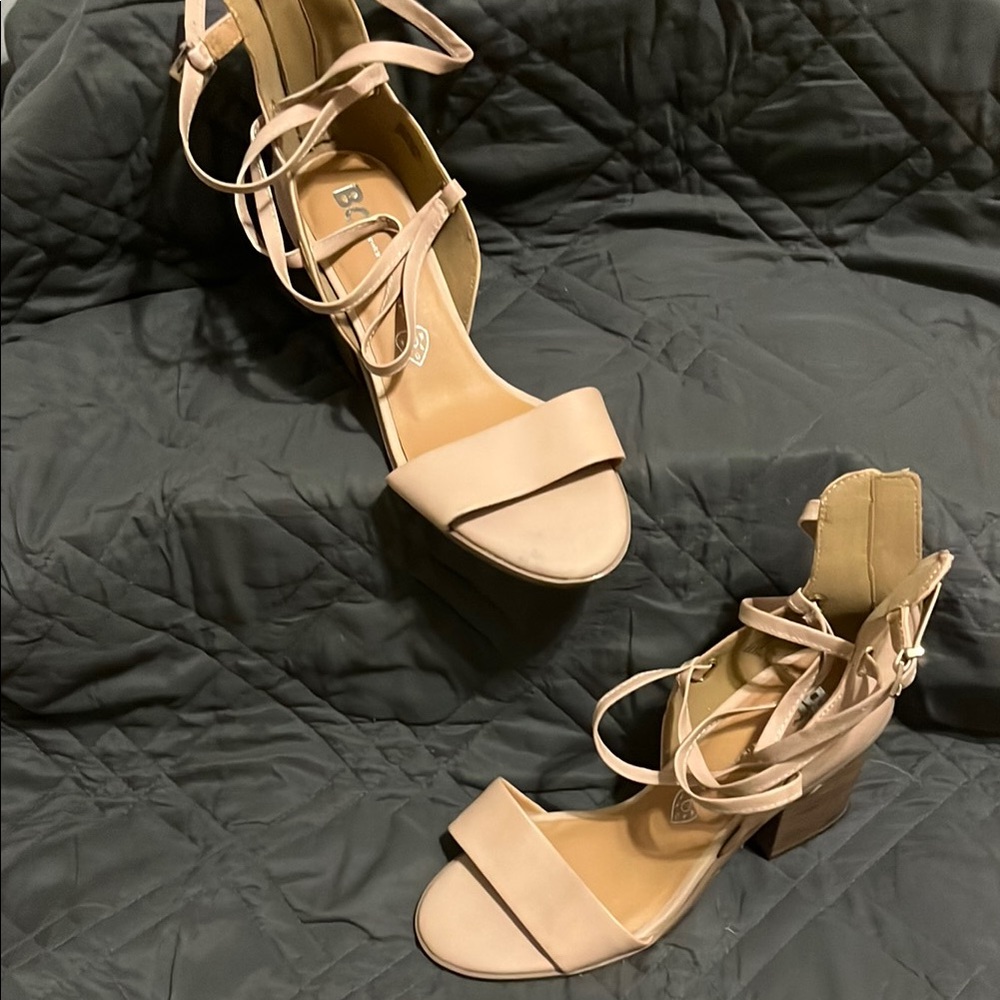 Beige Strappy Women's Sandals